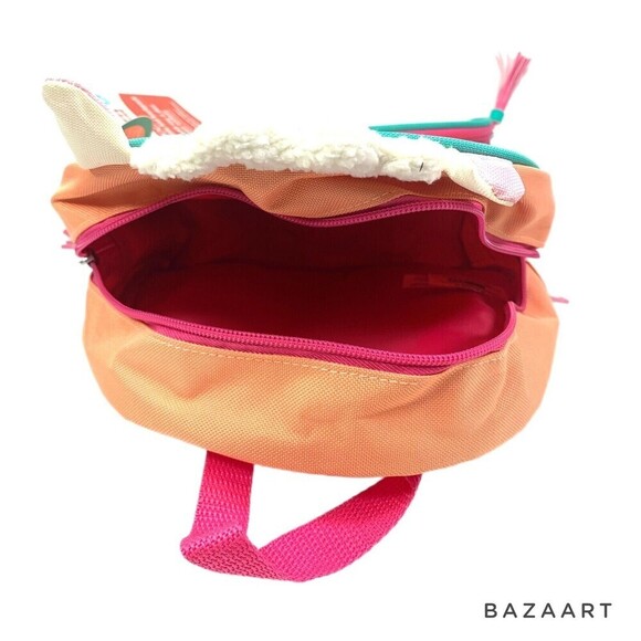Skip Hop Zoo Little Kid Llama Backpack 3+ - Picture 3 of 6